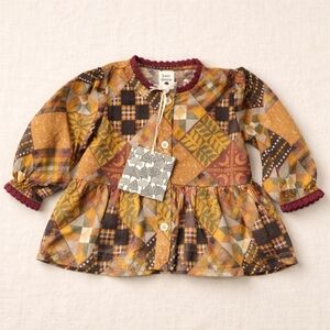 Nwt kate quinn gathered waist top girls 6-12 m